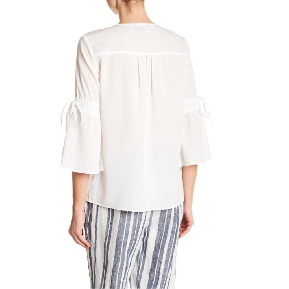 NWOT Ellen Tracy white blouse, size Small - Picture 4 of 6